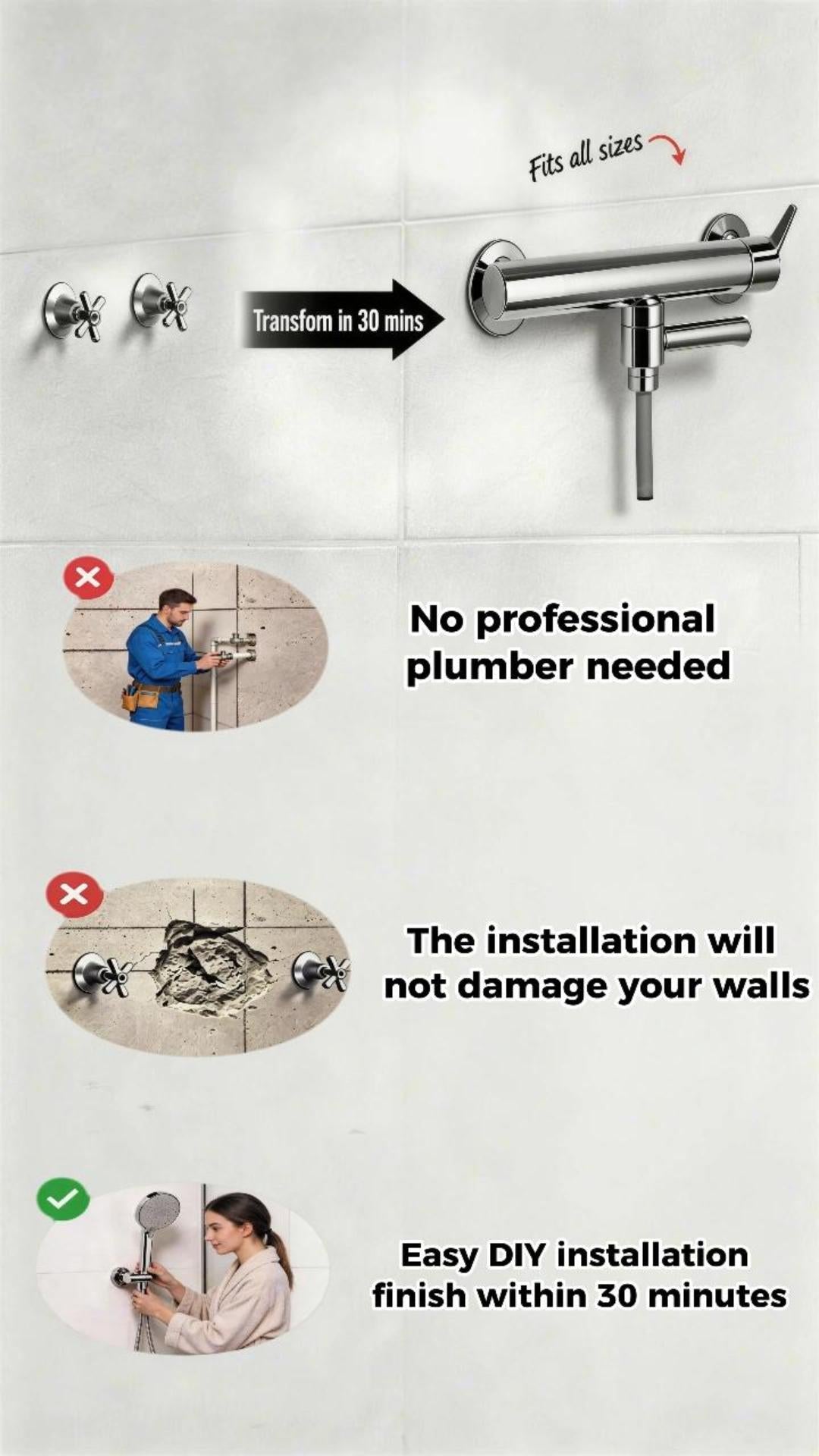 LIQIMIL old tap conversion system